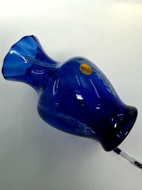 Kobolt blå vase