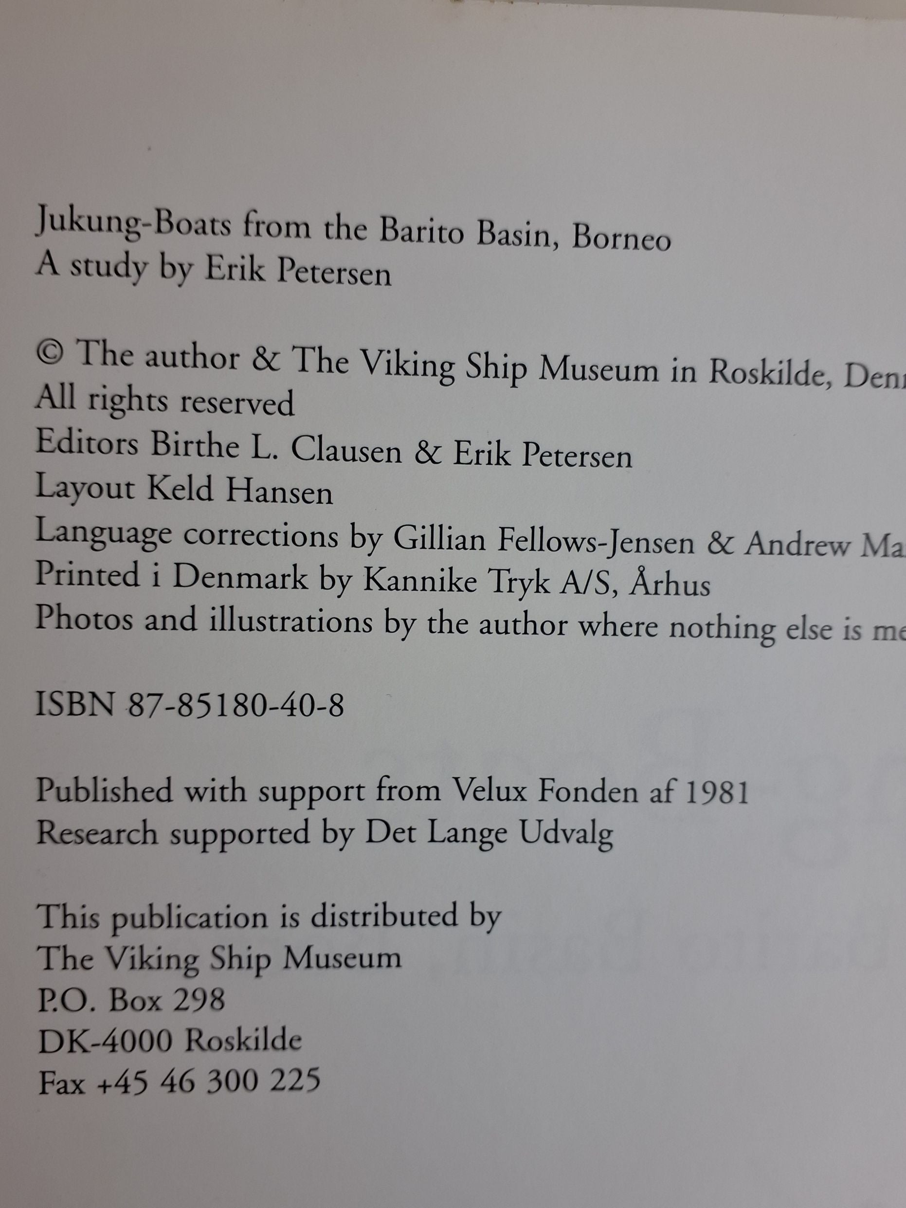 Bog: Jukung-Boats, Erik Petersen