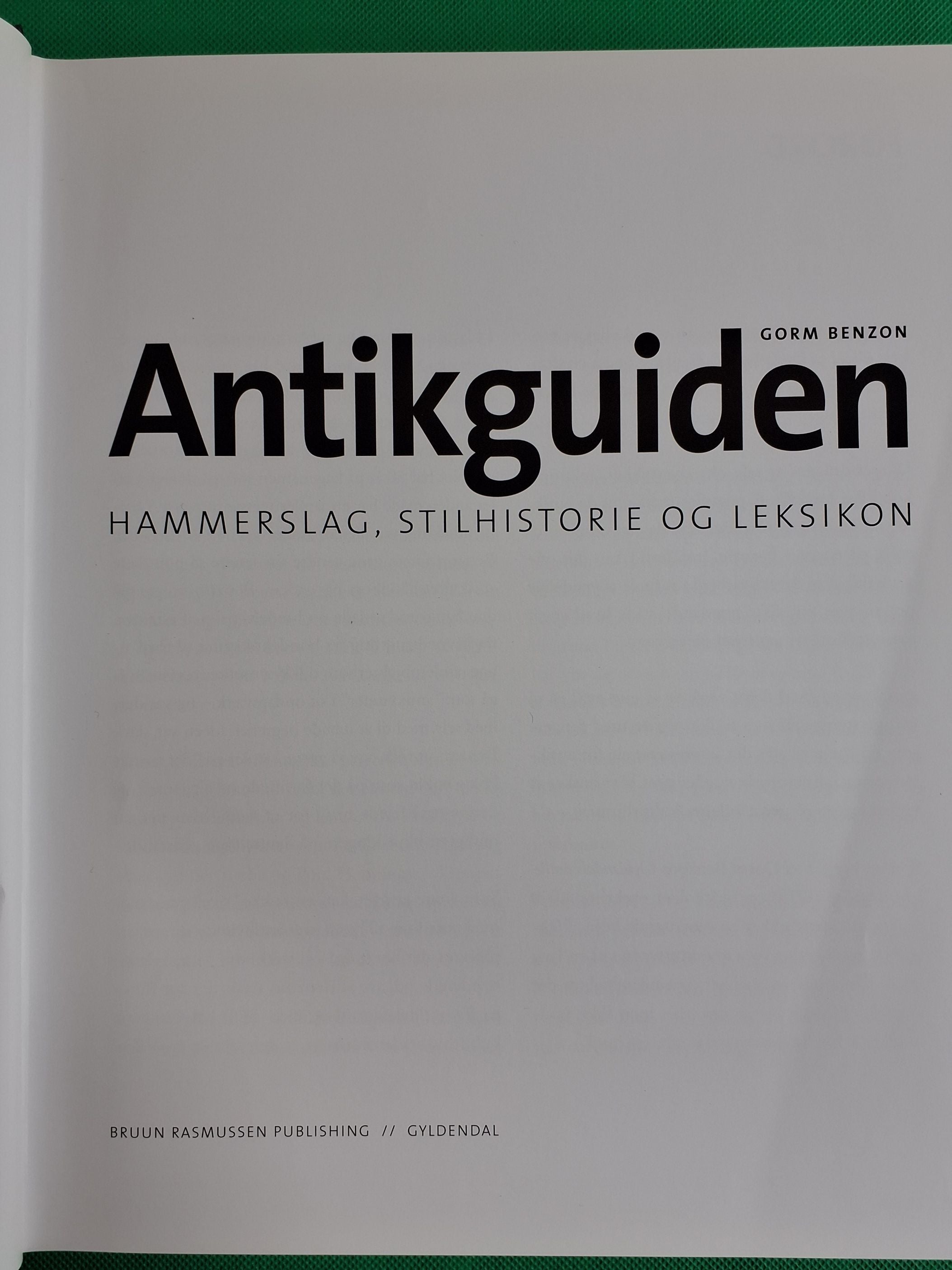 Gorm Benzon Antikguiden