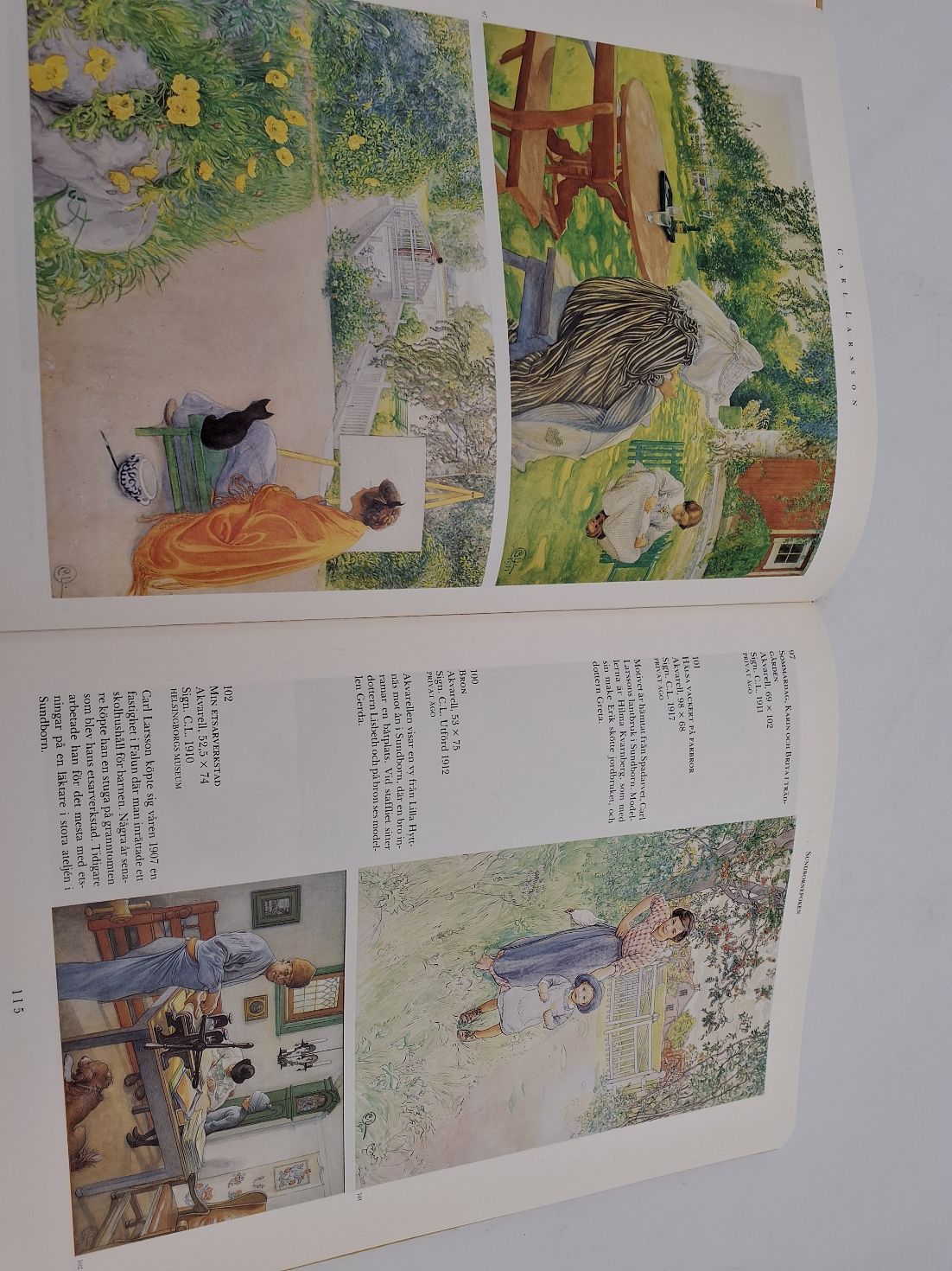 Carl Larsson bog udgivet på forlaget Wiken