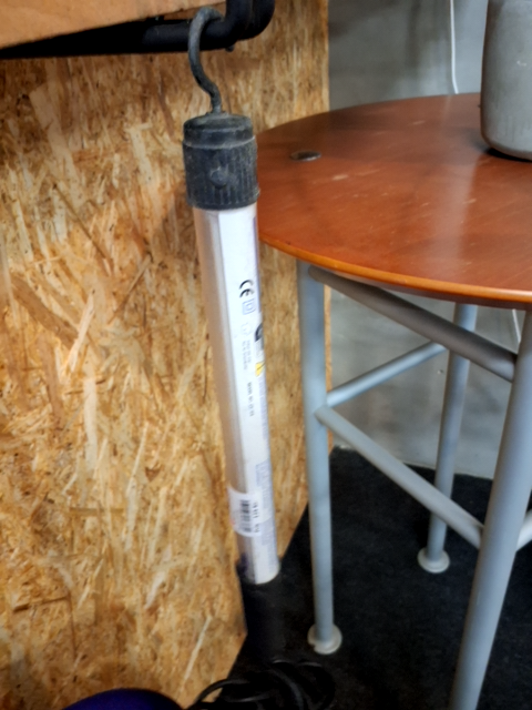 Lampe til værkstedet