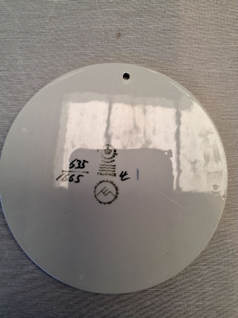 Royal Copenhagen Fajance Platte