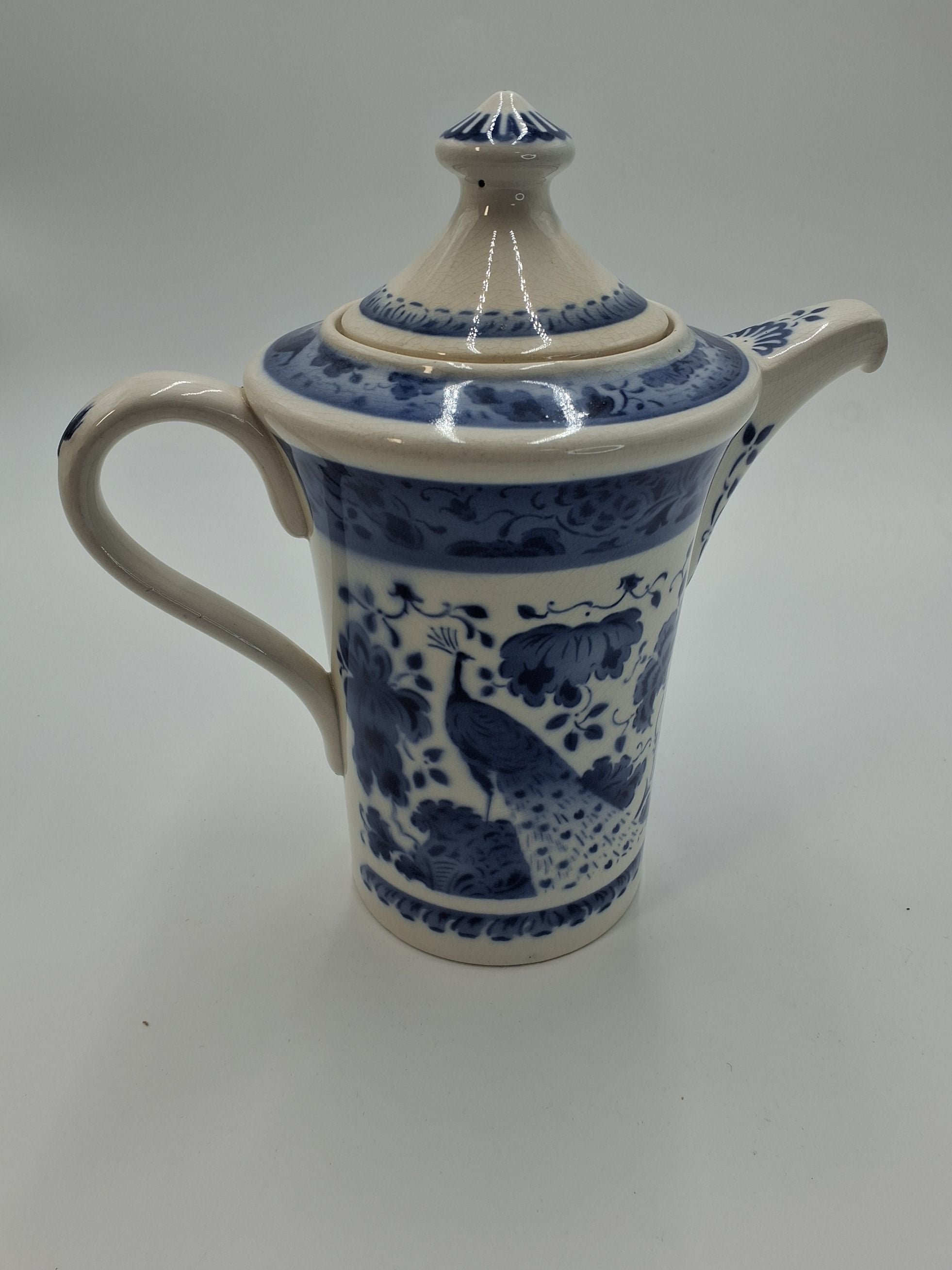 Kaffekande Påfuglestel