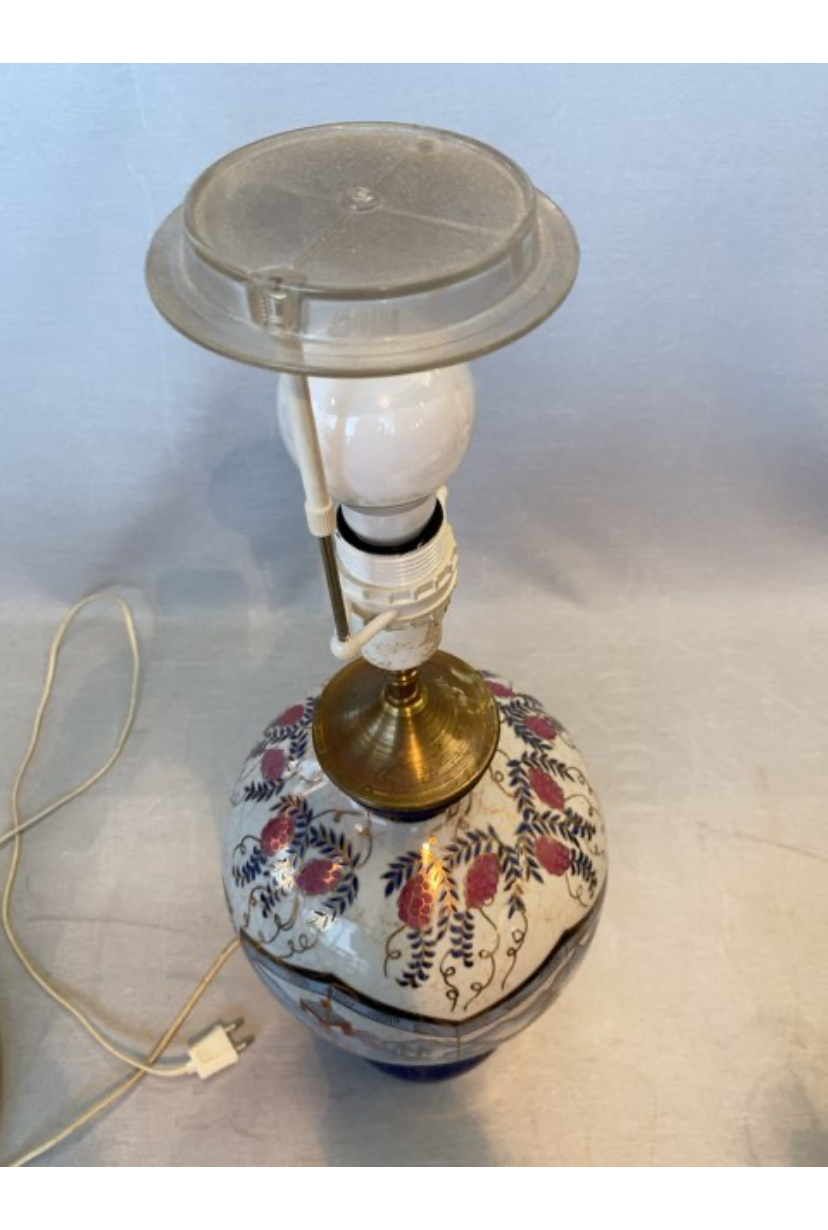 Kinesisk panorama bord lampe