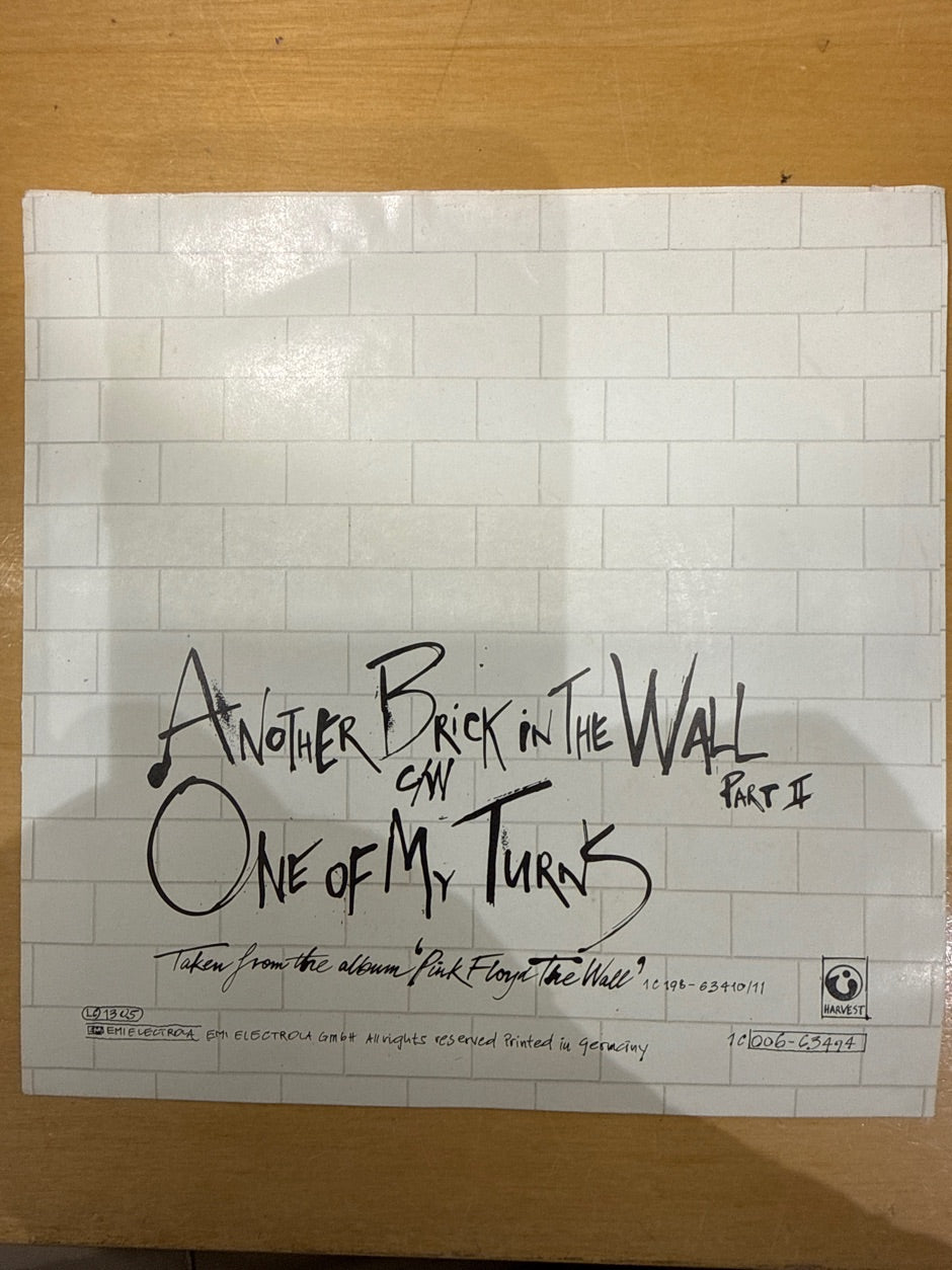 LP - Single - Pink Floyd another brick in the wall part II