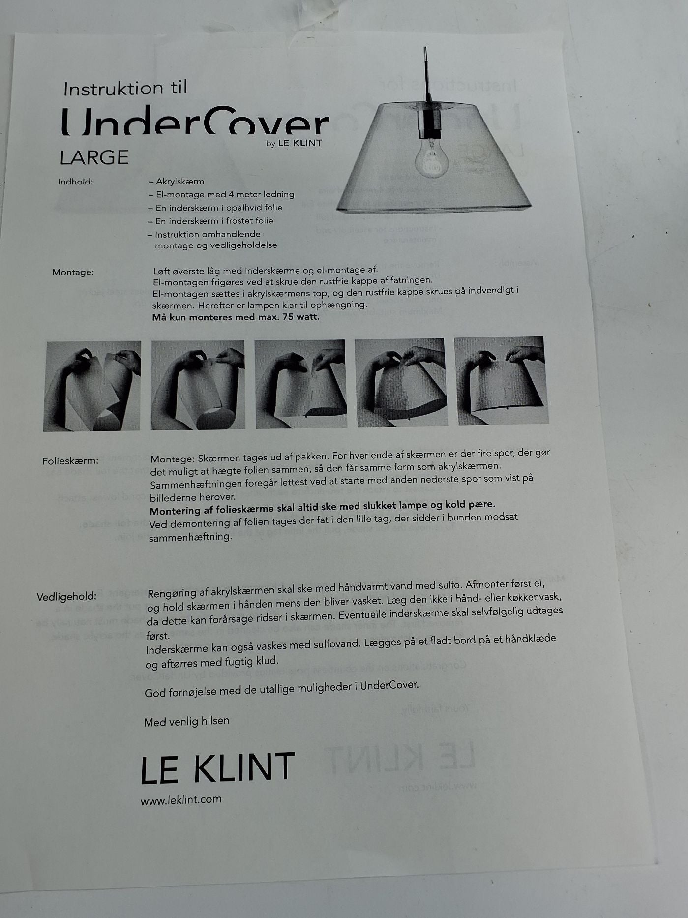 Le klint undercover