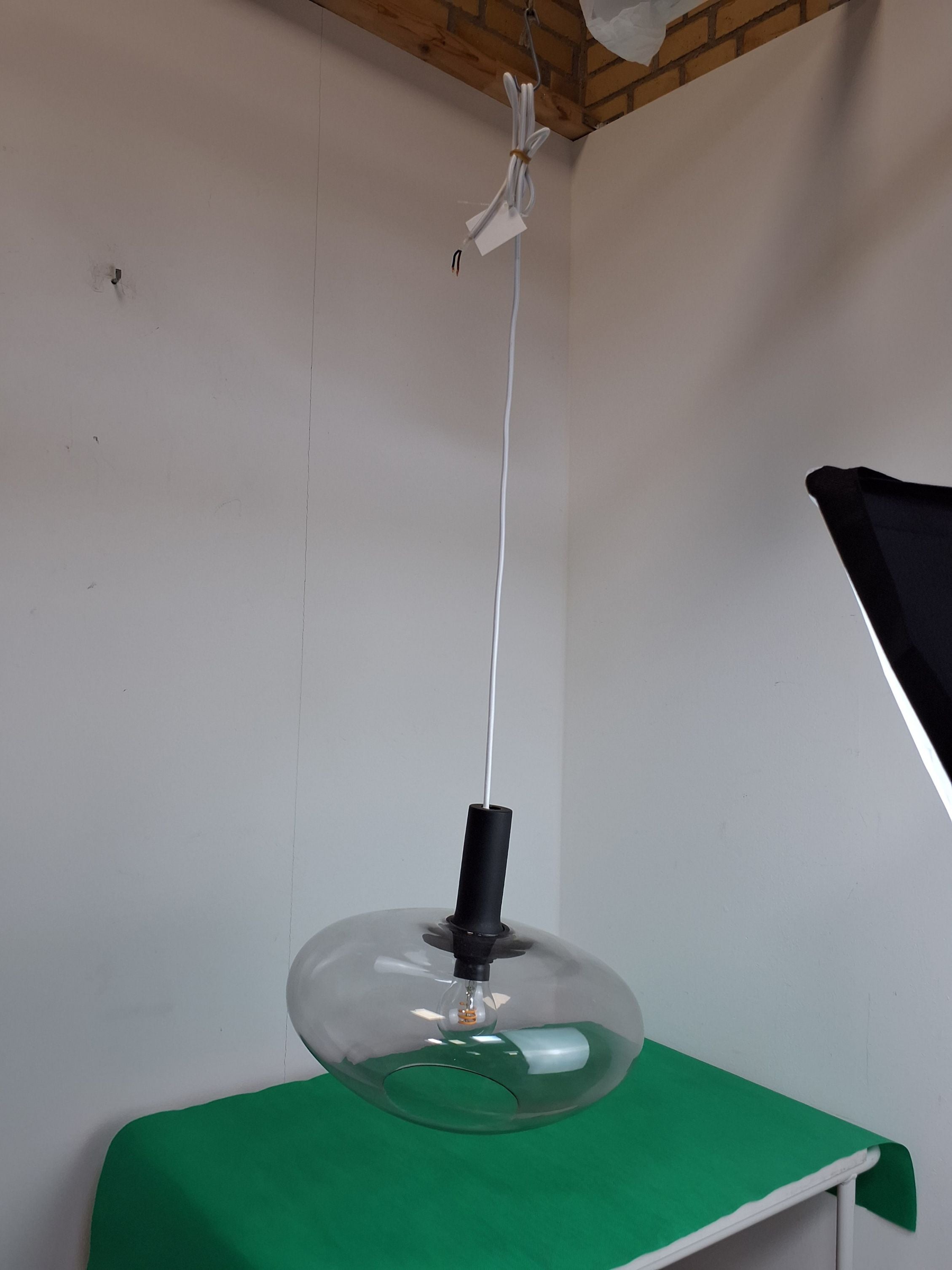 Oval loftlampe
