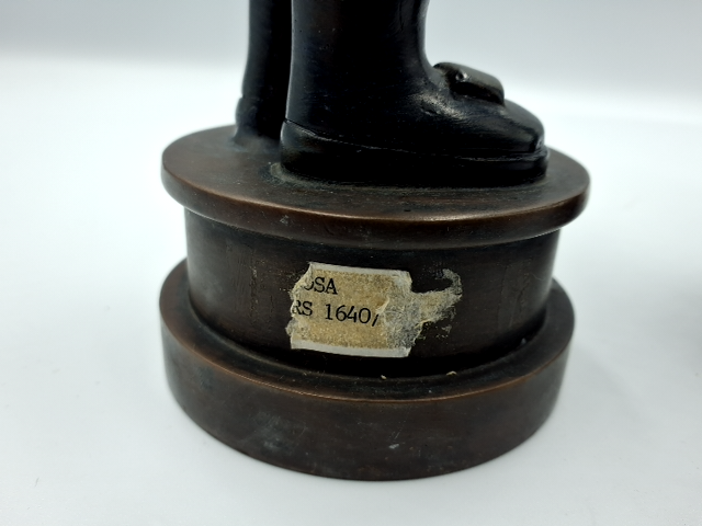 2 lysholder Figur fra USA Bronce
