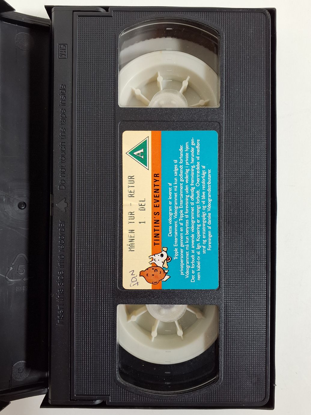 VHS Tintin del 1 Månen tur-retur