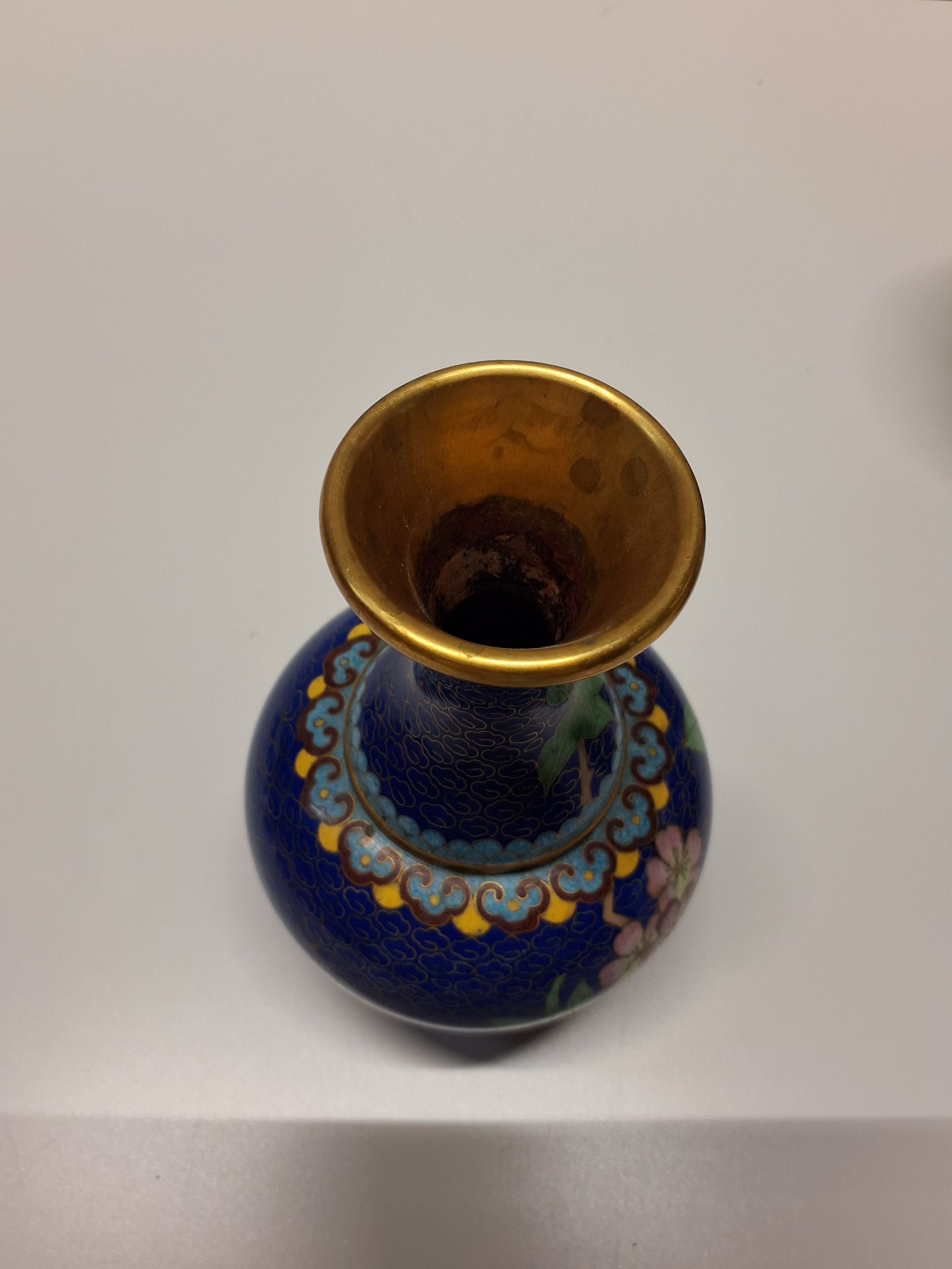 Kinesisk cloisonne vase
