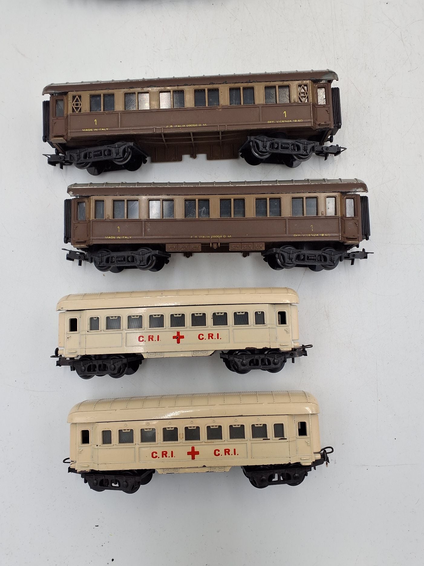Model tog, skinner & transformator