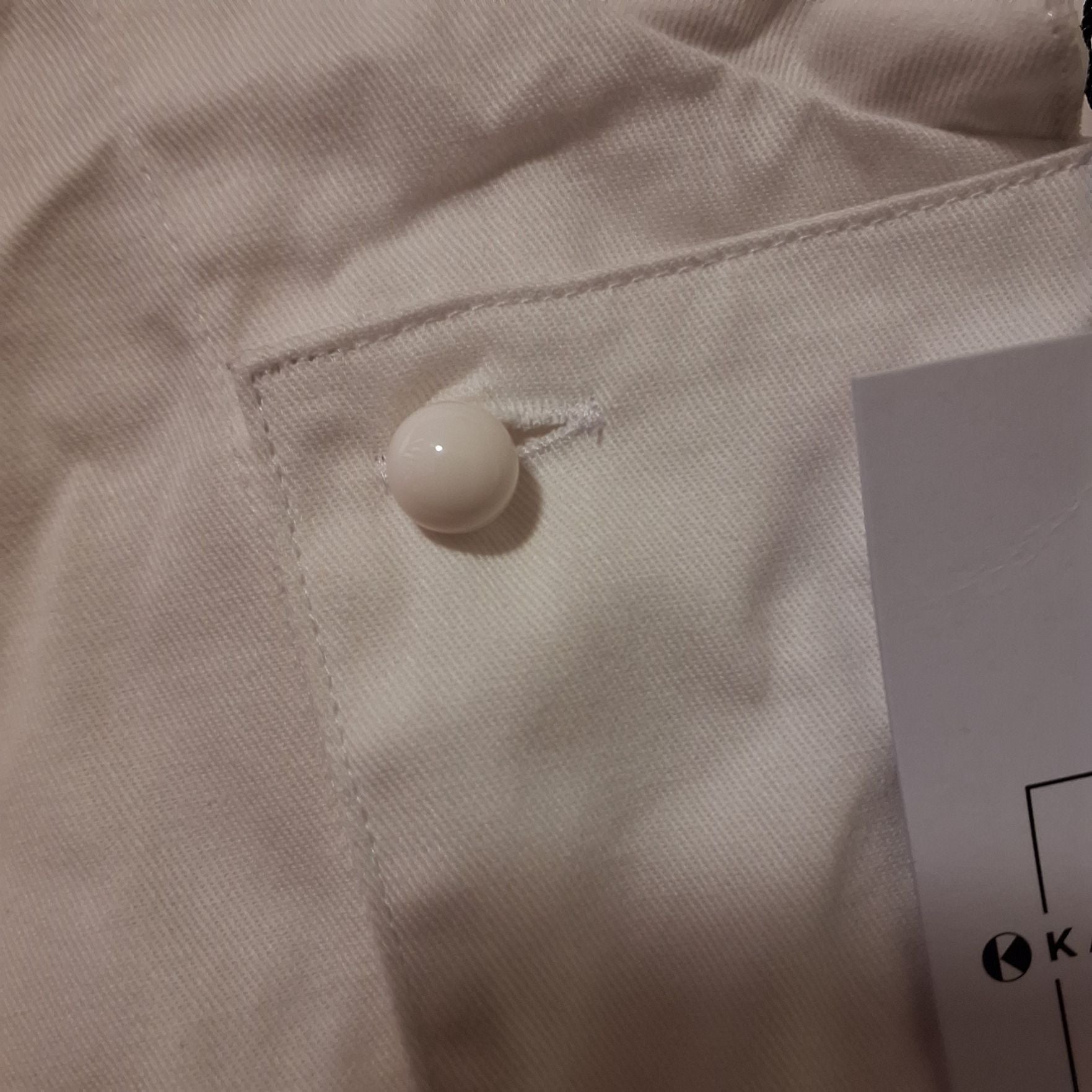 Kokkejakke M/knapper