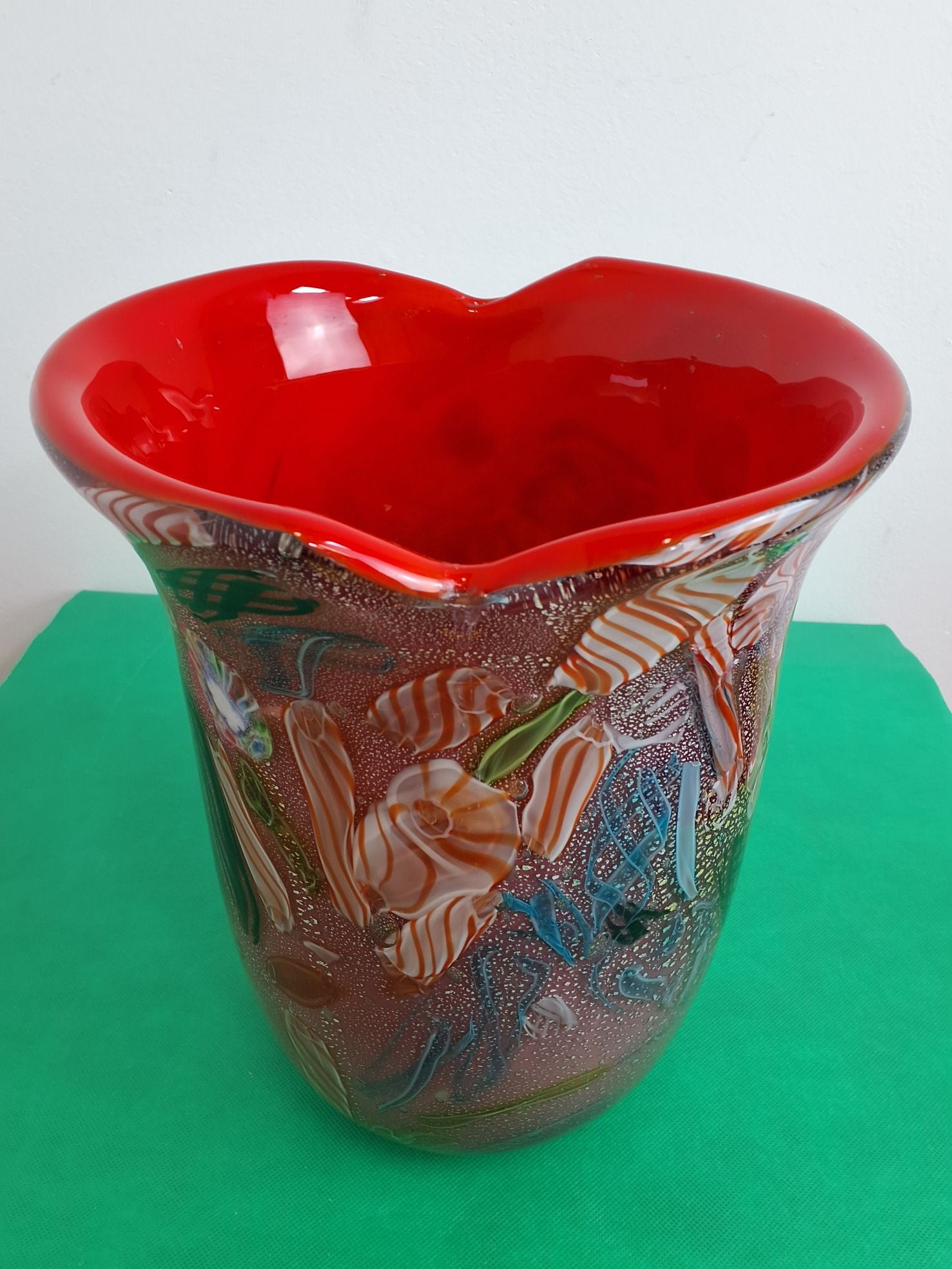 Kunst glas vase