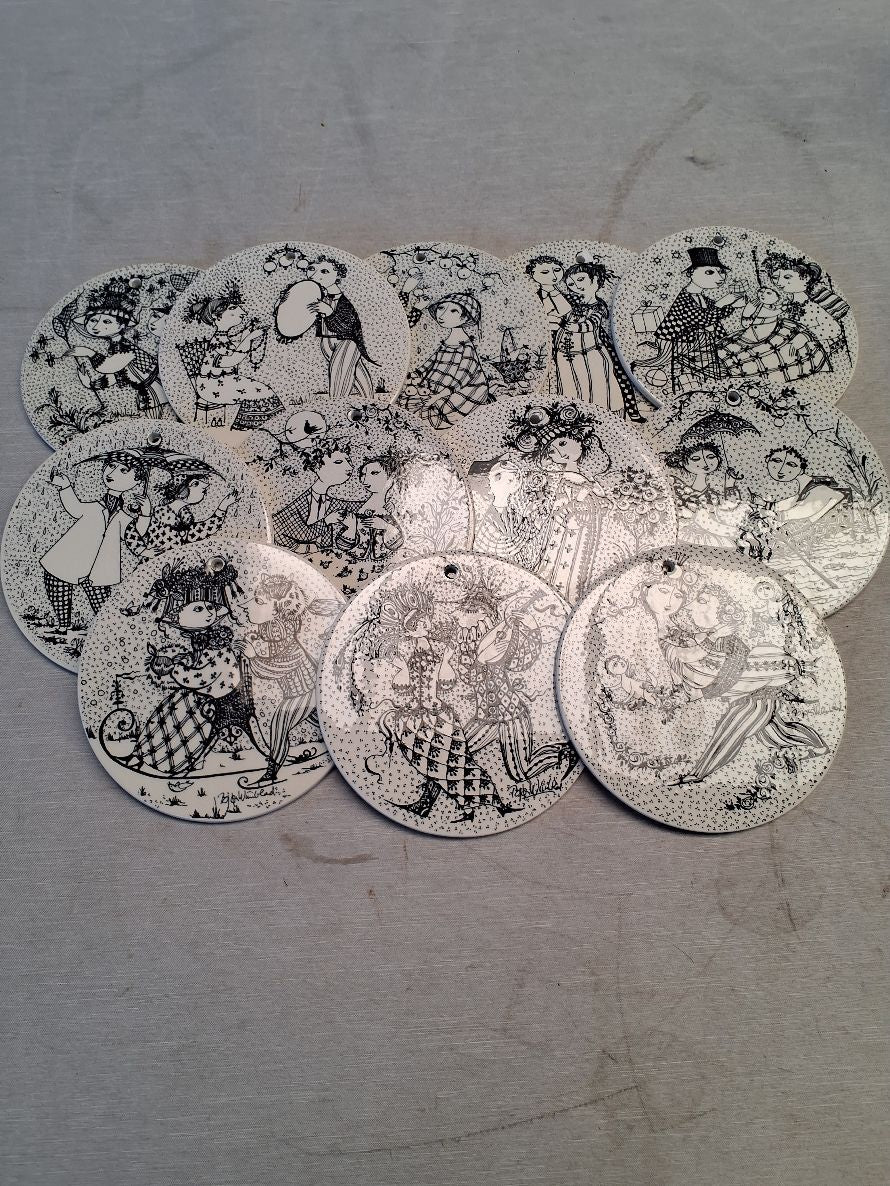 Bjørn Wiinblad månede platter