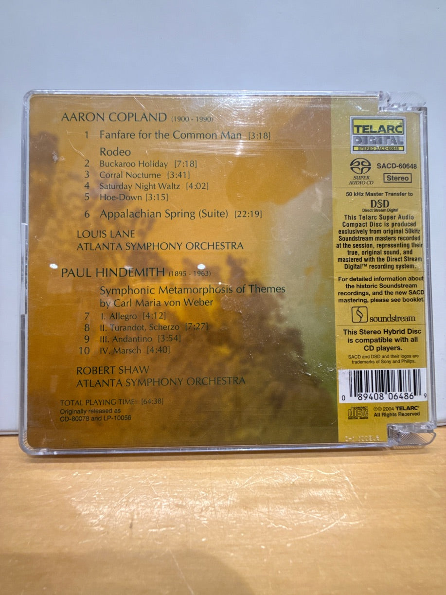 CD - Aaron Copland / Paul Hindesmtmith