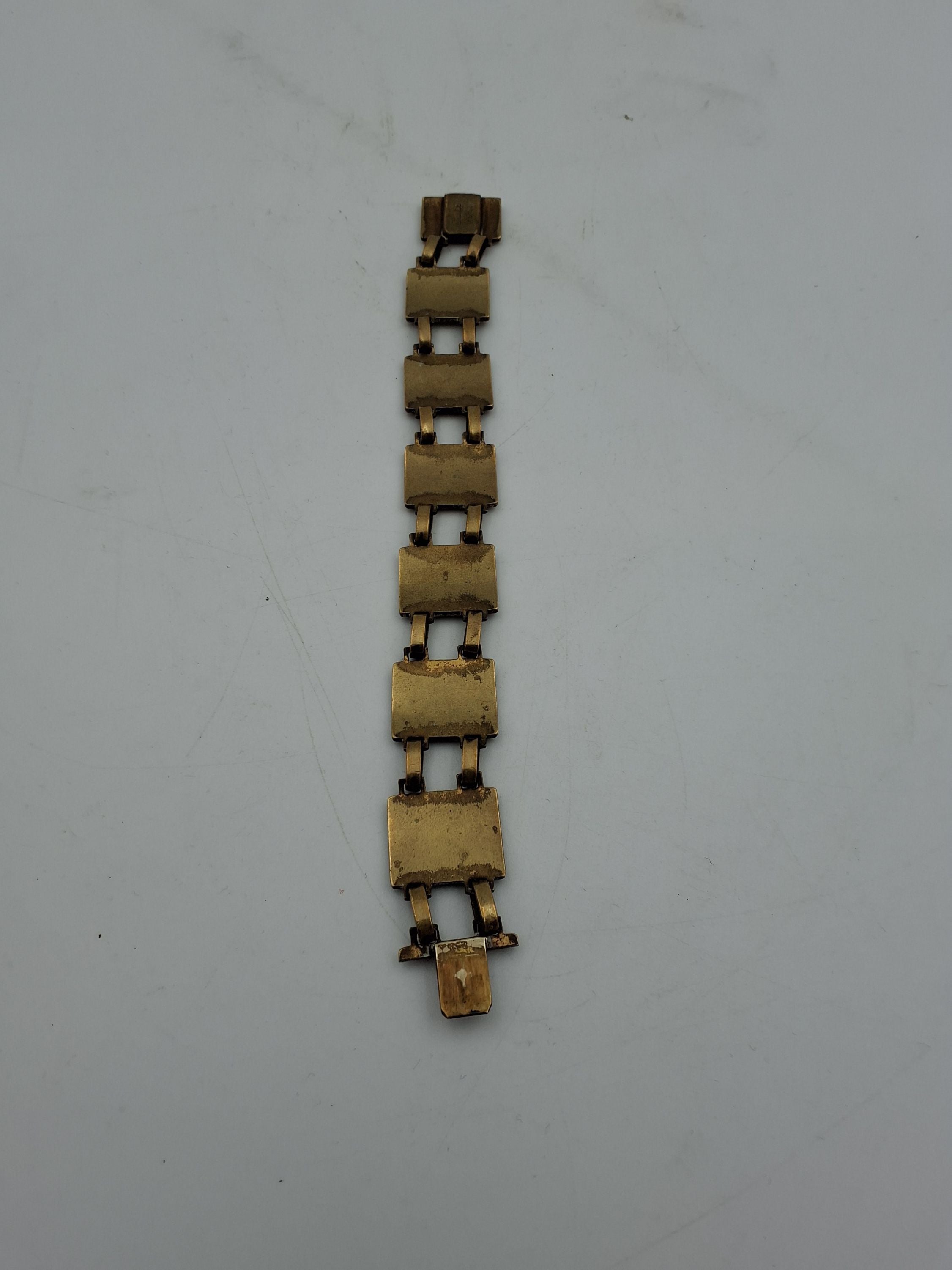 Bronze Art Deco armbånd