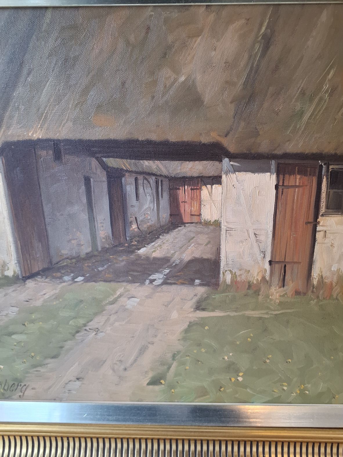 Maleri af vognport