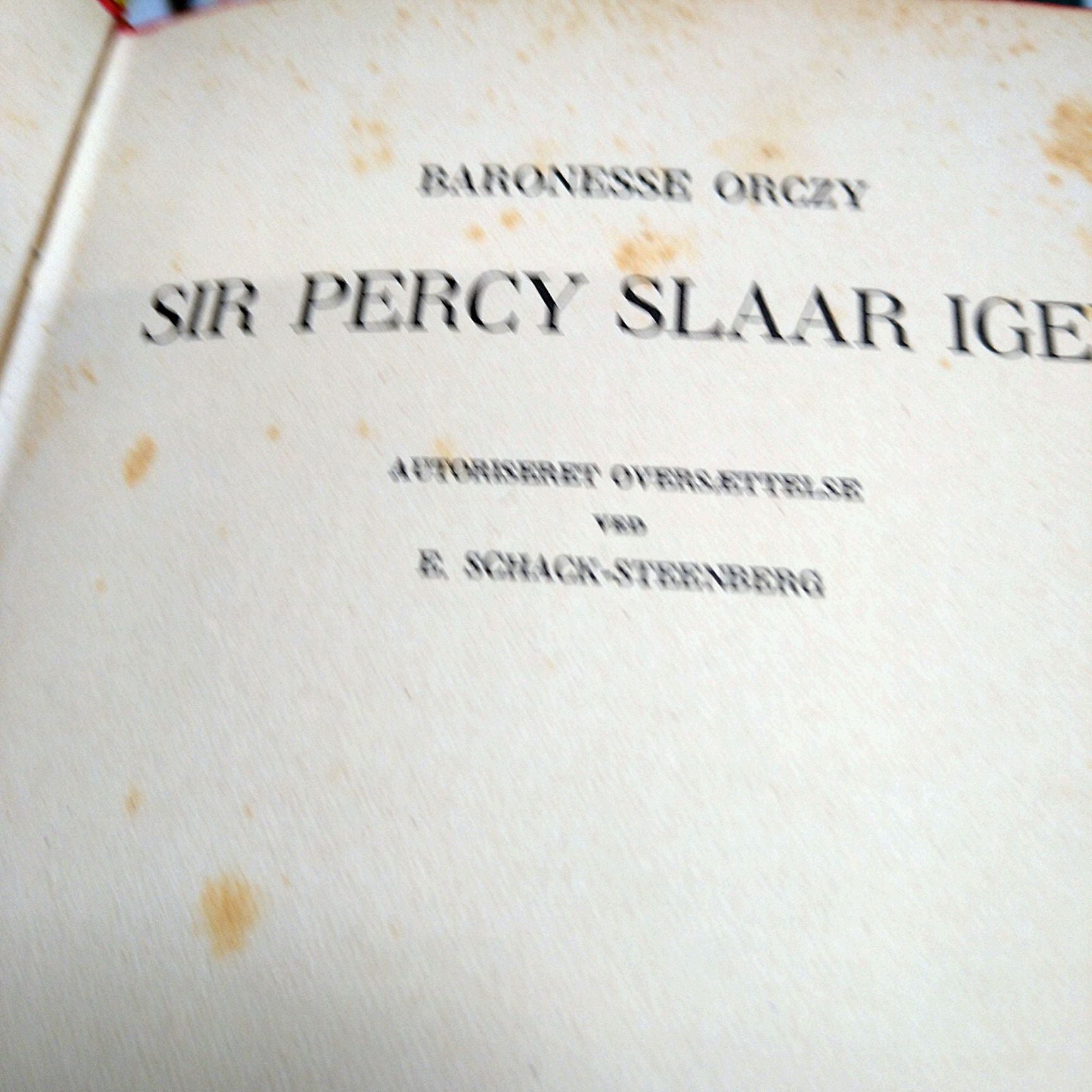 Den røde pimpernel.