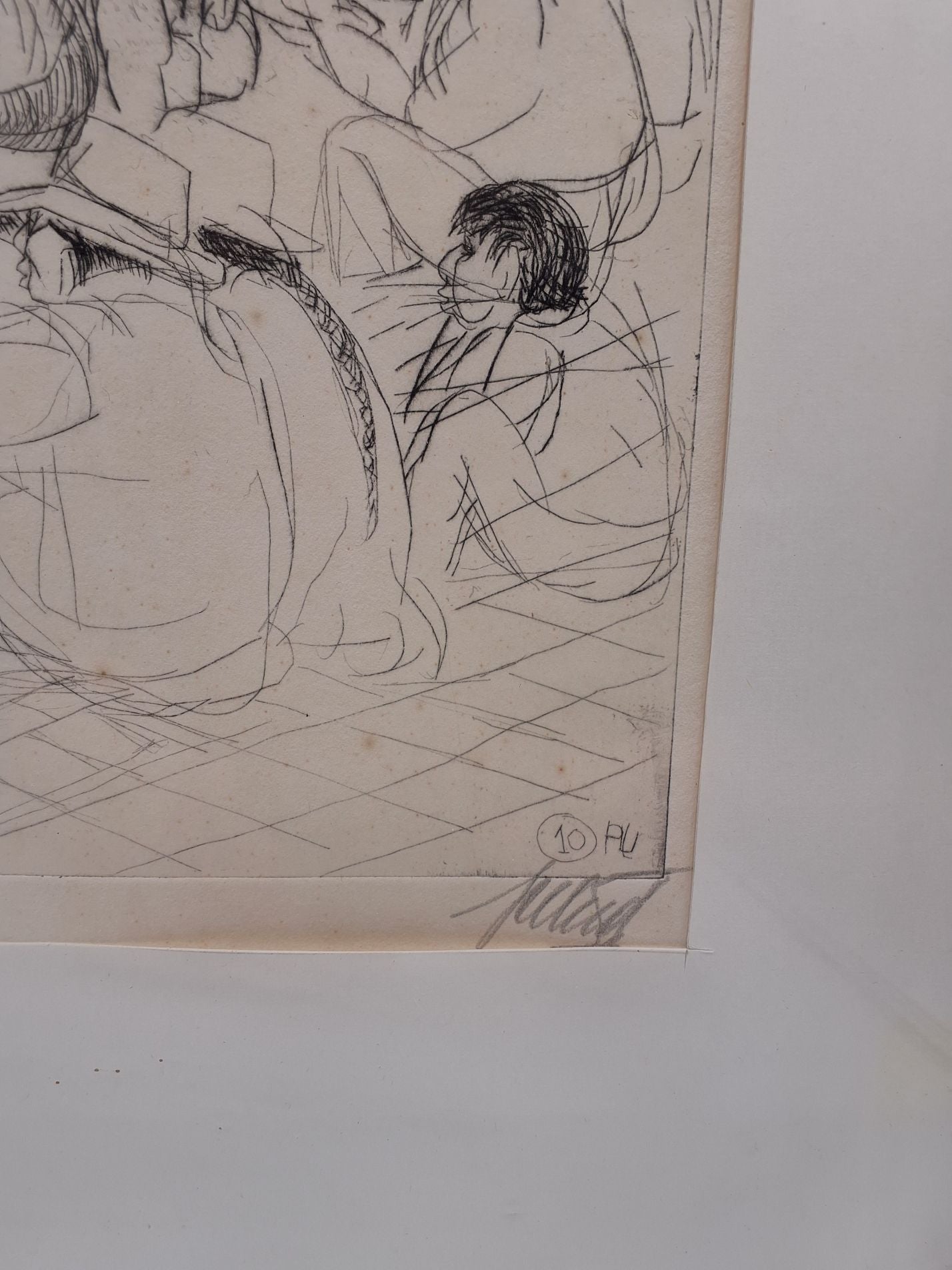 Ukendt kunstner Litografi