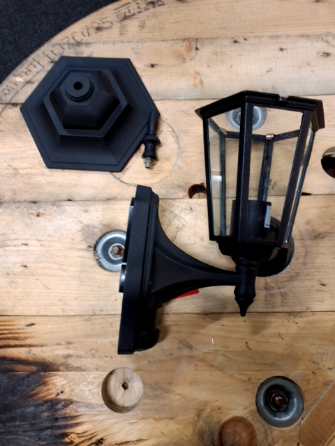 Udendørs lampe med sensor