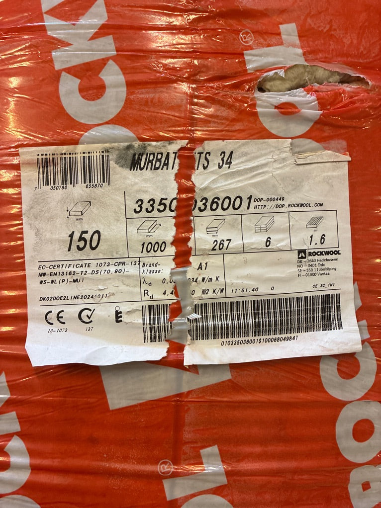 Rockwool murbatts 34