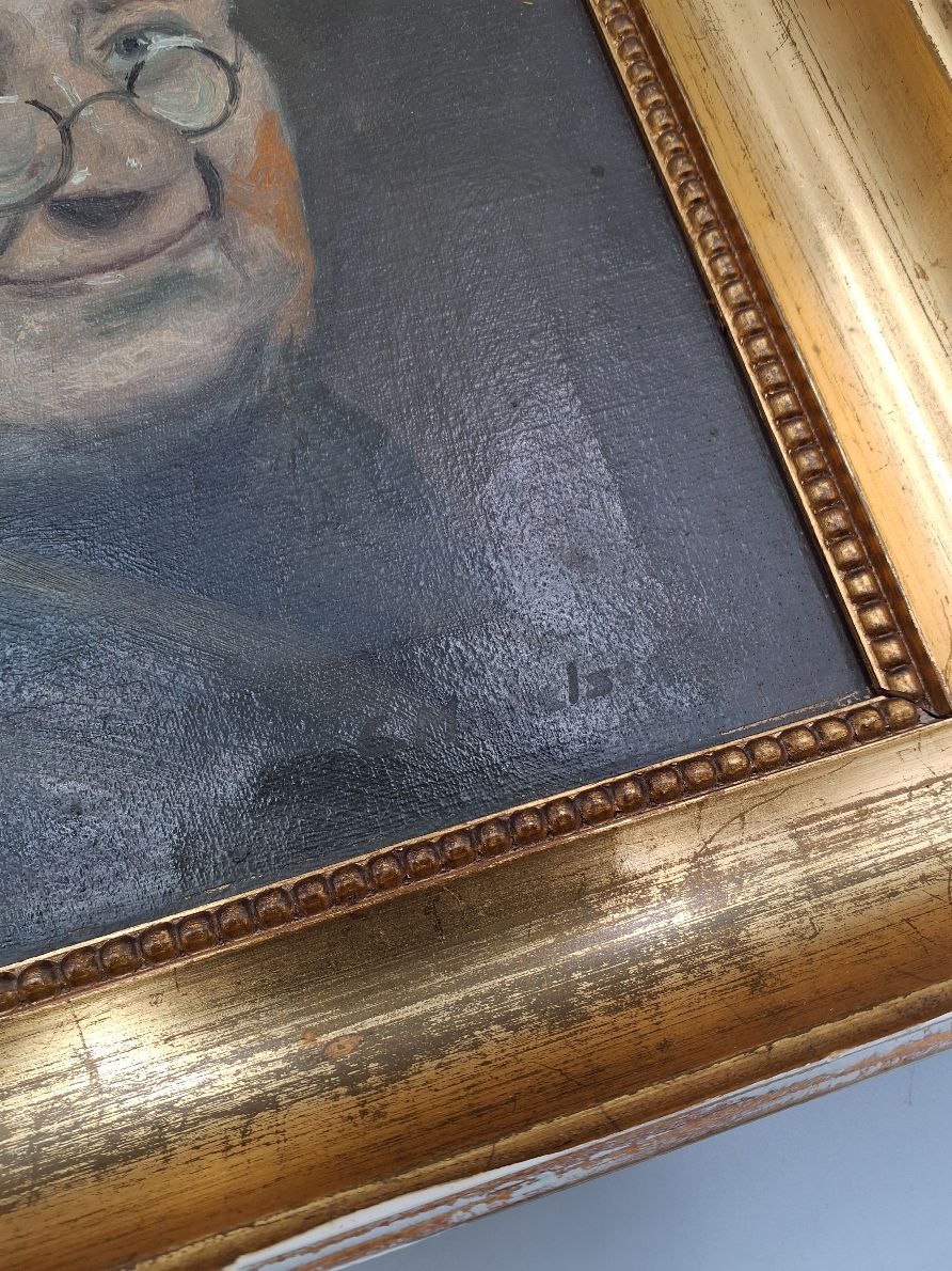 C.M Munk Olie på lærred