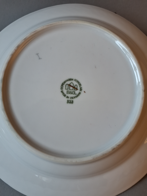 B&G mågestel, dyb frokosttallerken