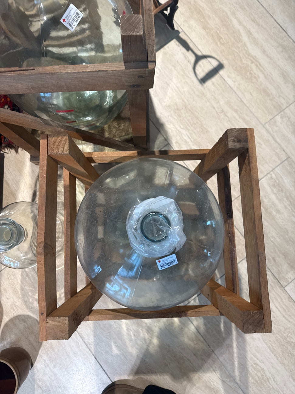 Glasbeholder lille