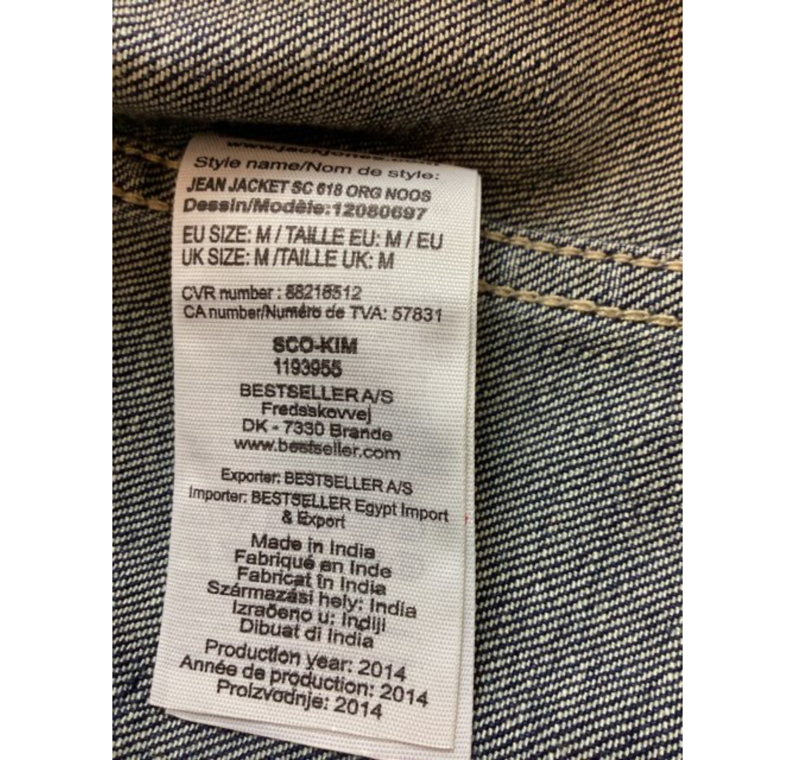 Jack and Jones Cowboy Jakke (B206)