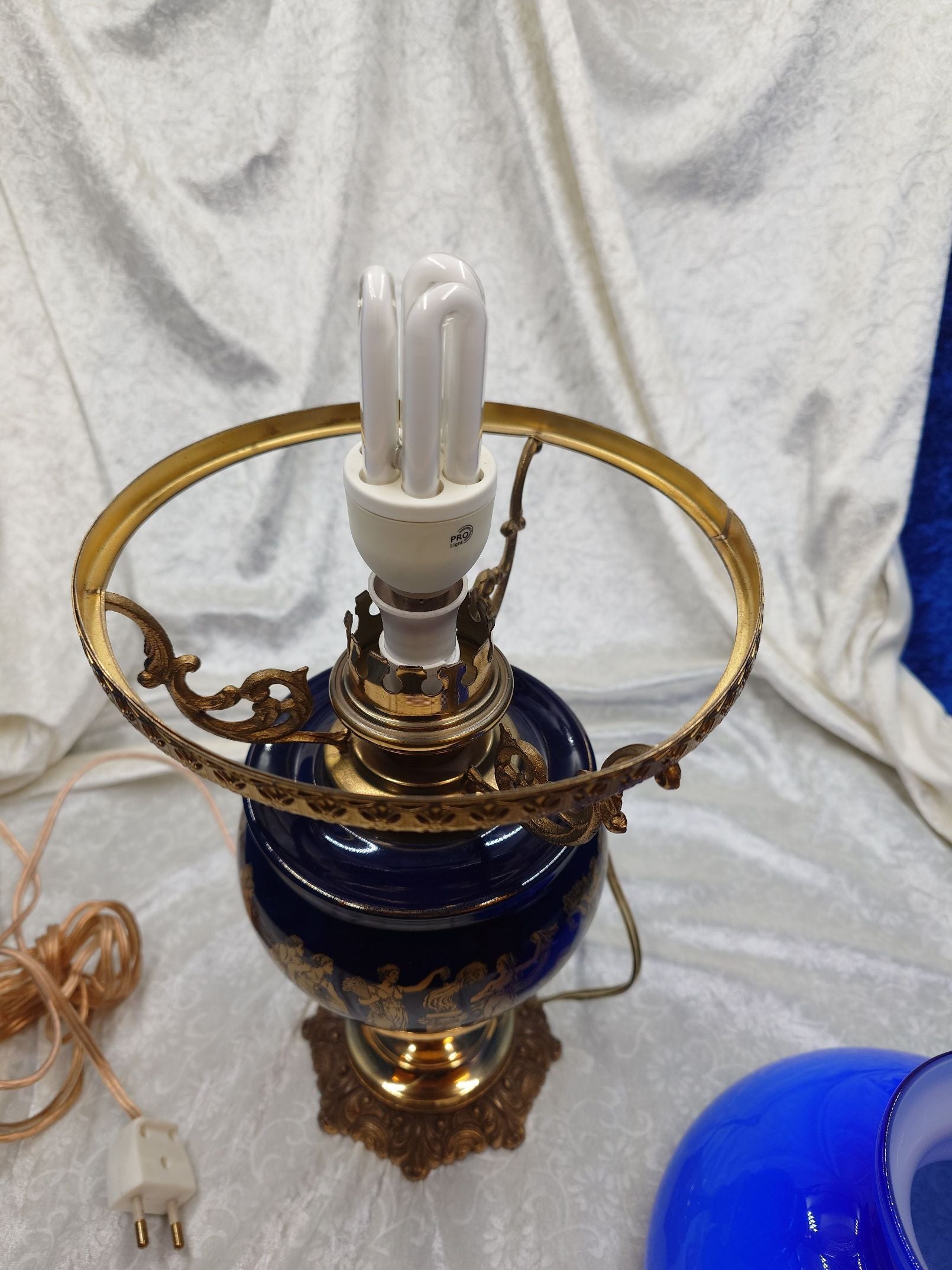 Vintage Art Deco bordlampe