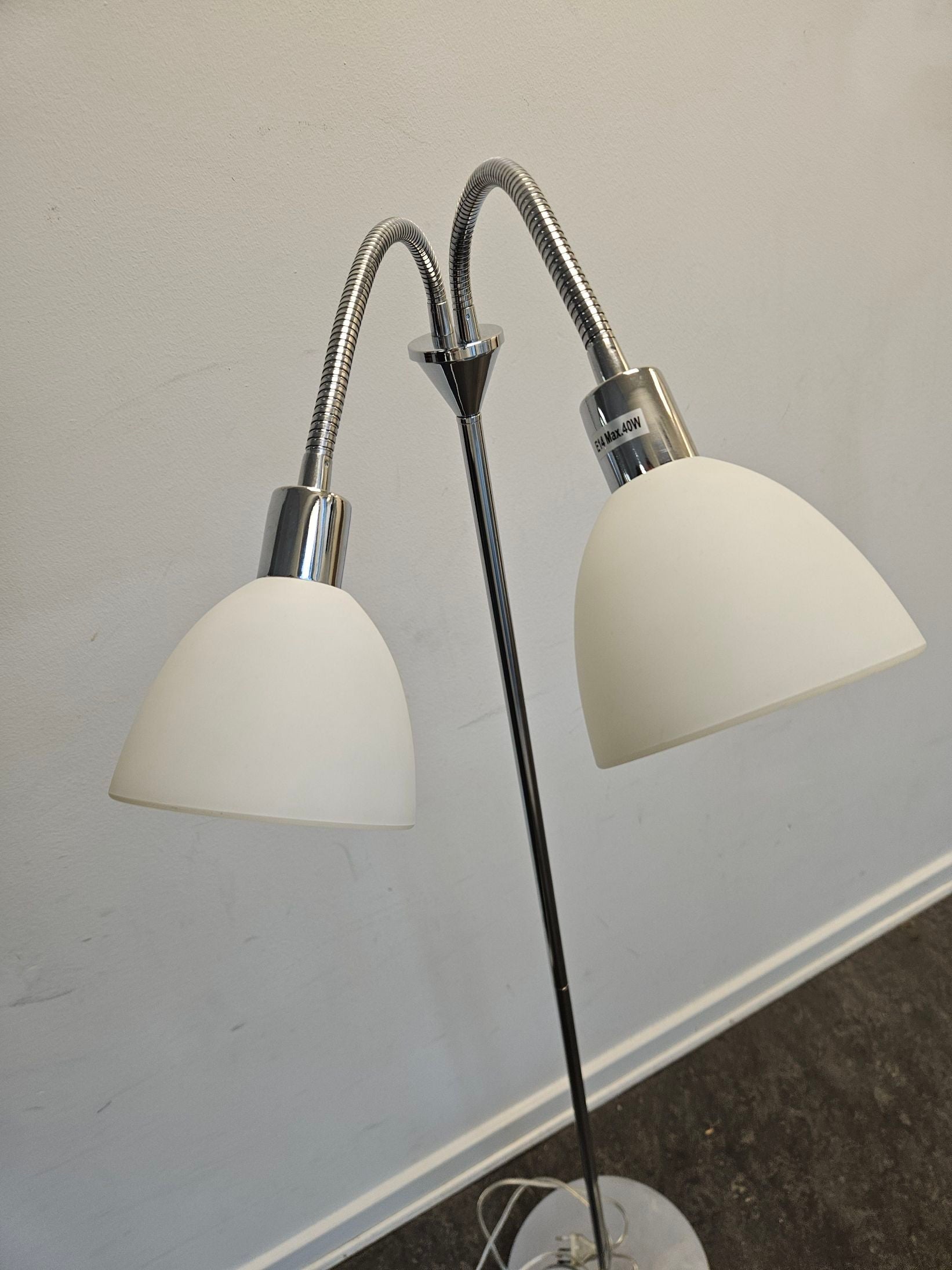 Dobbelt gulvlampe