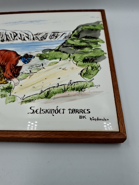 Bordskåner KHåndmalet kakkel