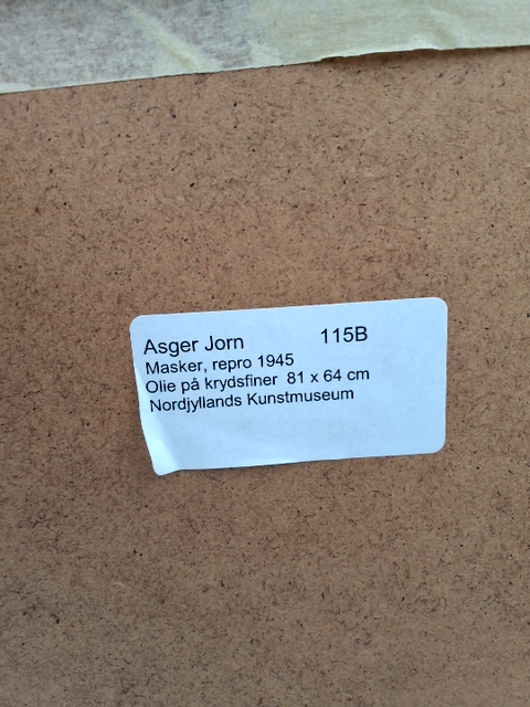Asger Jorn, Olie på krydsfiner