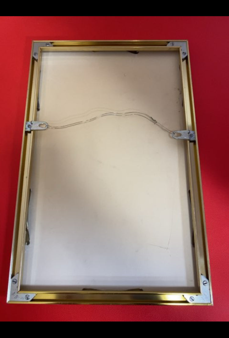 Akvarel abstrakt med kors