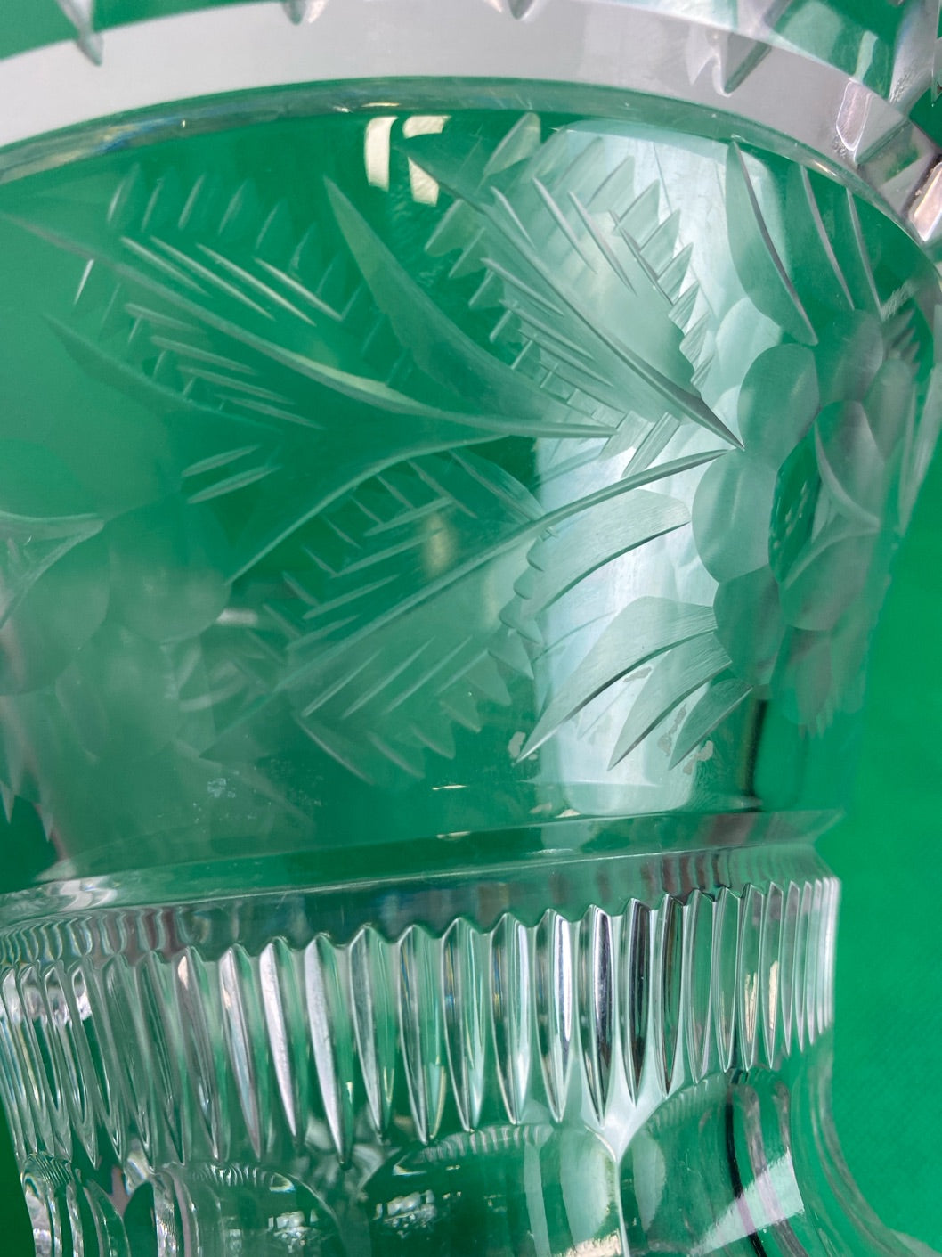 Høj Krystal Vase