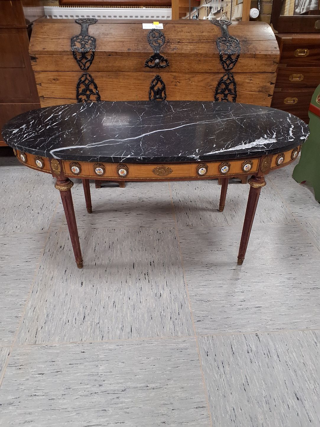 Vintage marmor sofabord