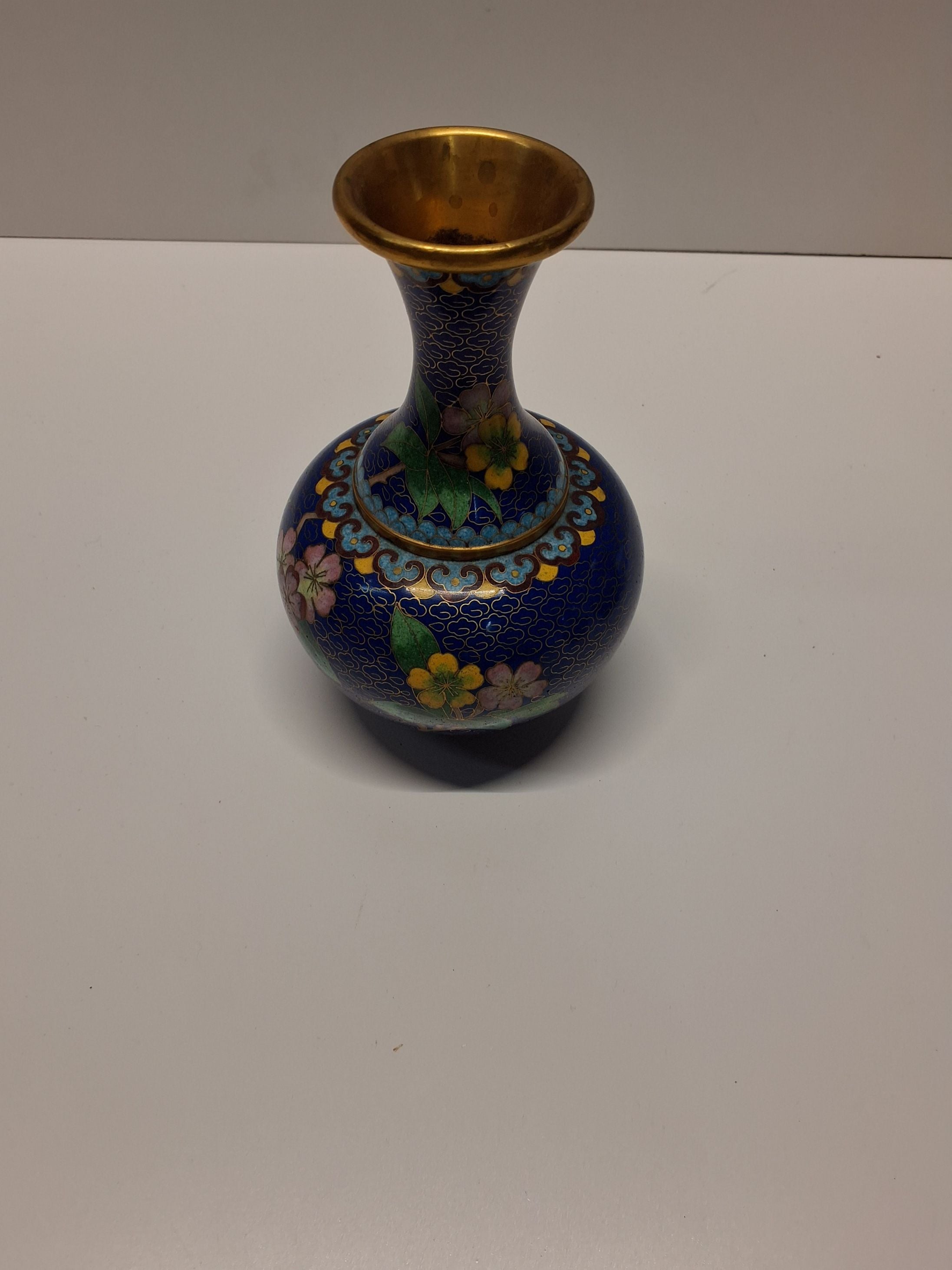 Kinesisk cloisonne vase