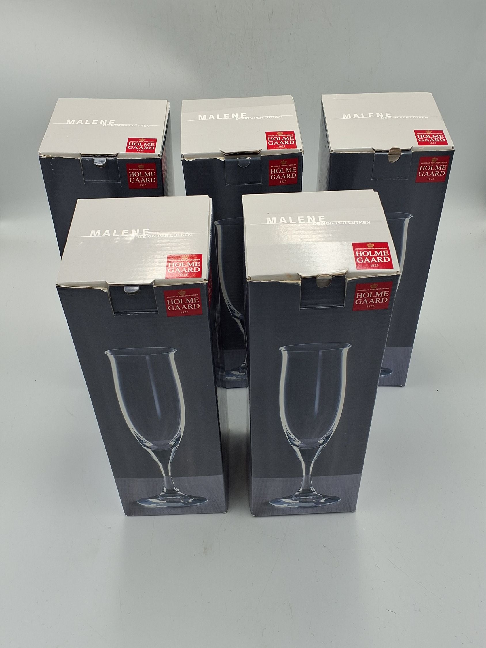 Holmegaard champagne glas (5 stk)