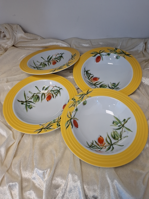 Norsk porcelæn Porsgrunn Citron service