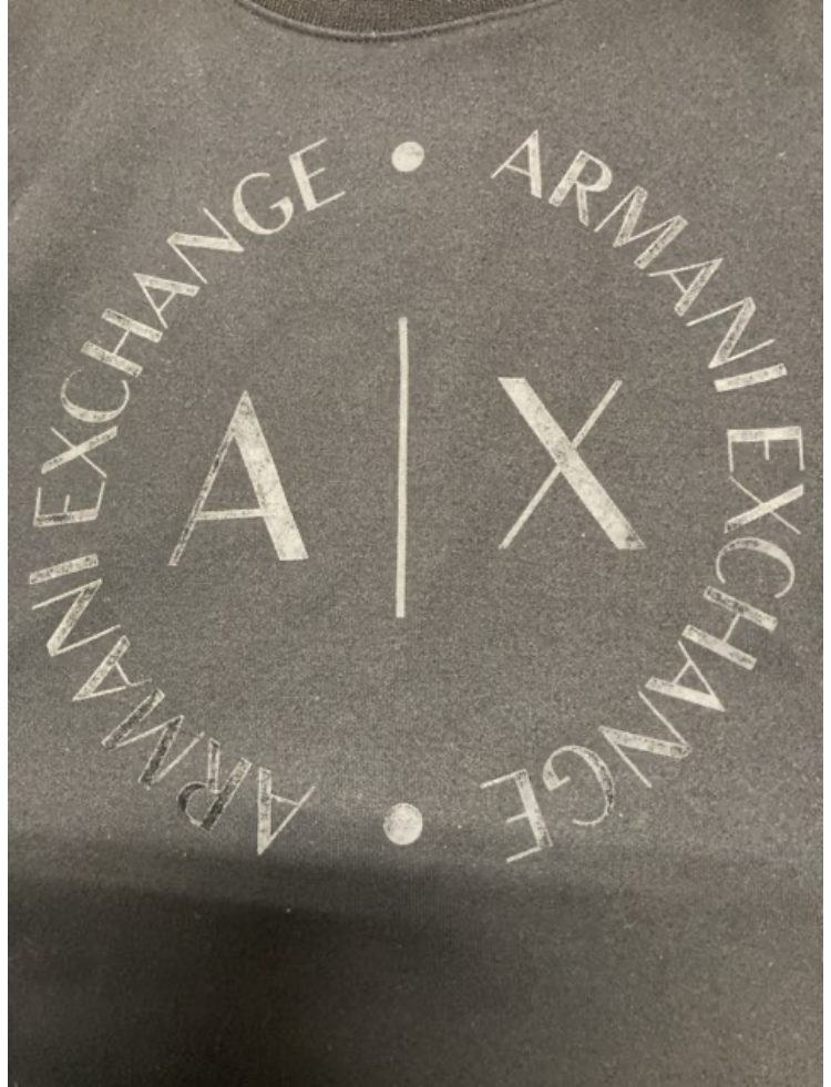 Armani sweatshirt sort