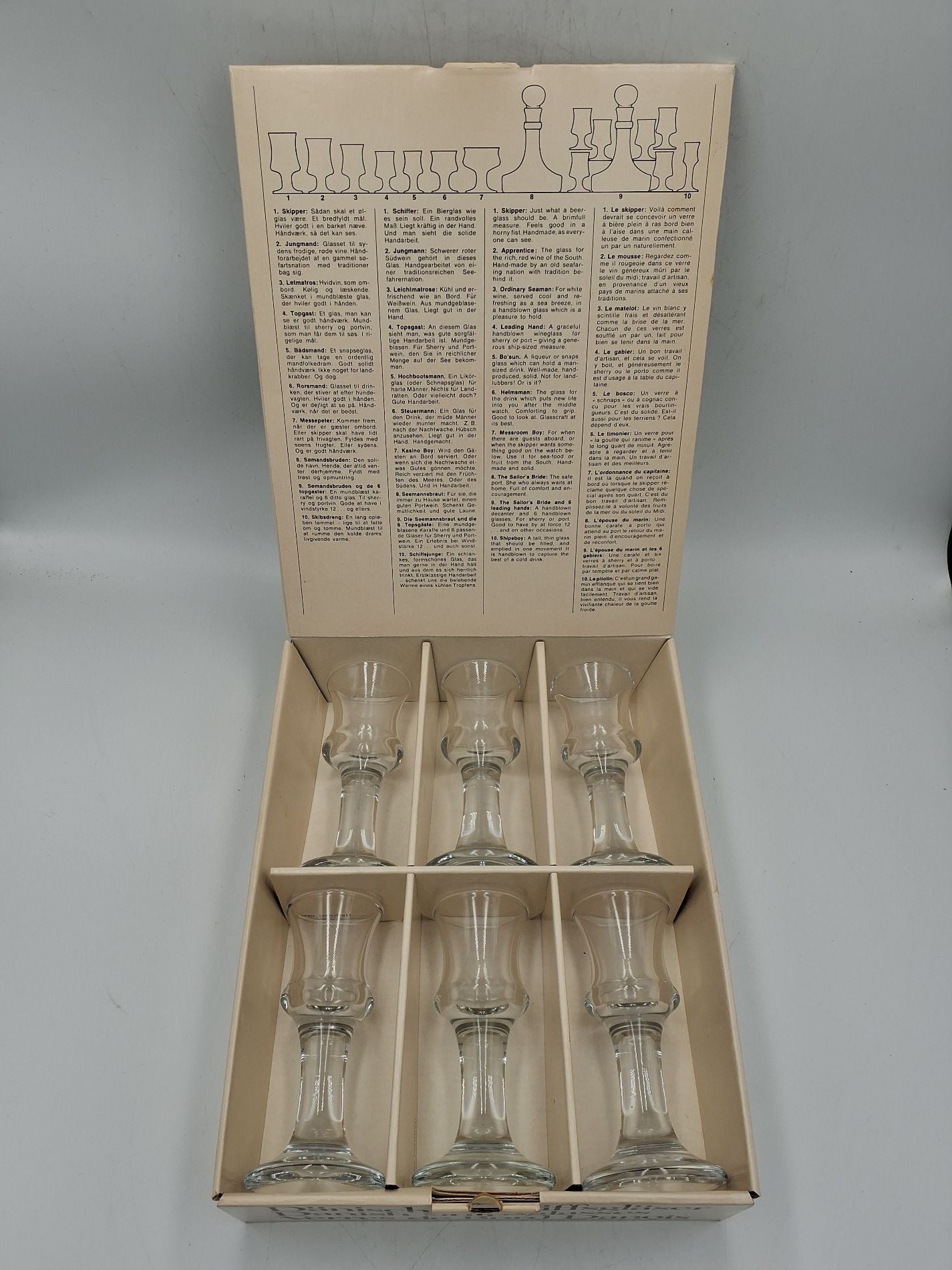Danske Skibsglas sæt