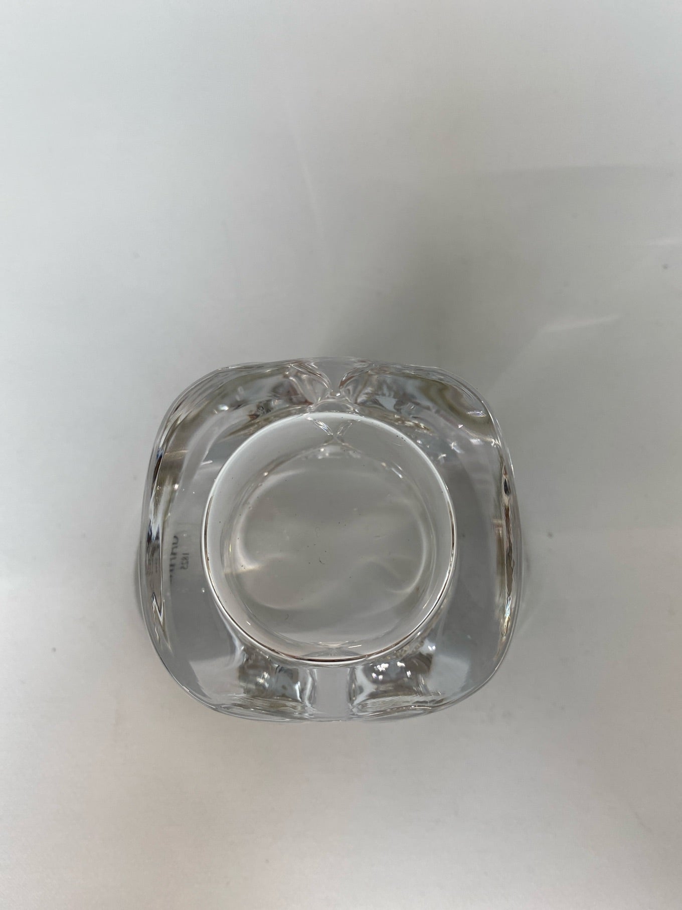Holmegaard-vase i klart glas