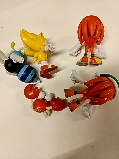 Lot 5x SEGA Jakks Pacific-figurer