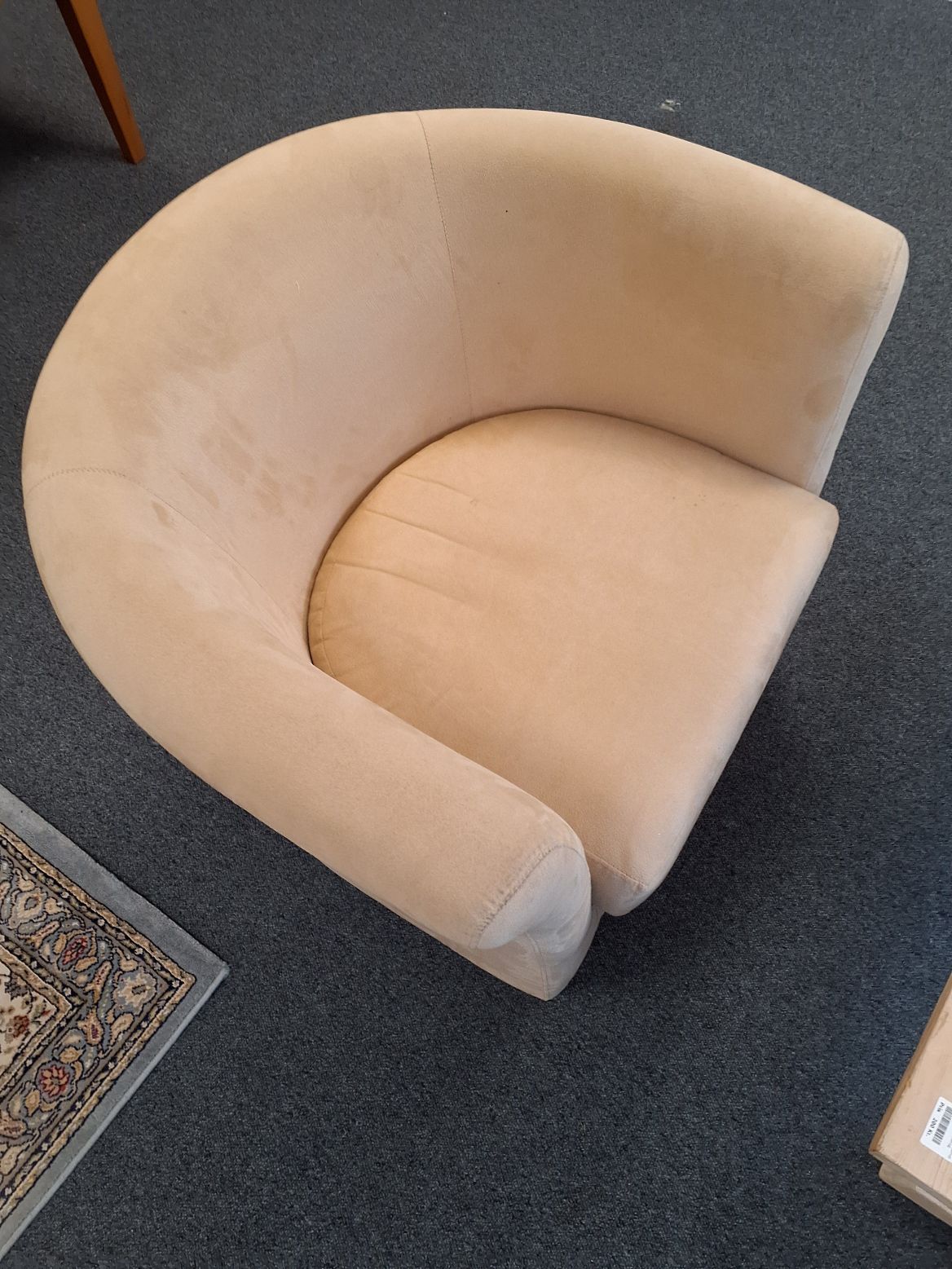 Beige lænestol