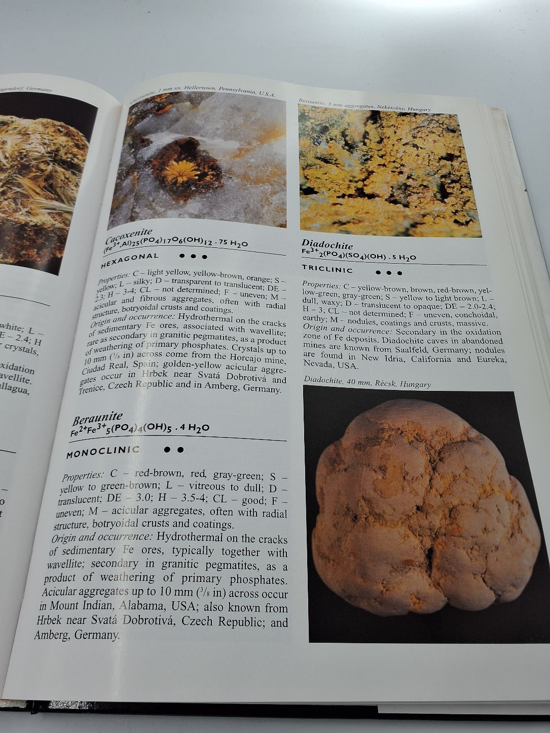 Bog: Minerals