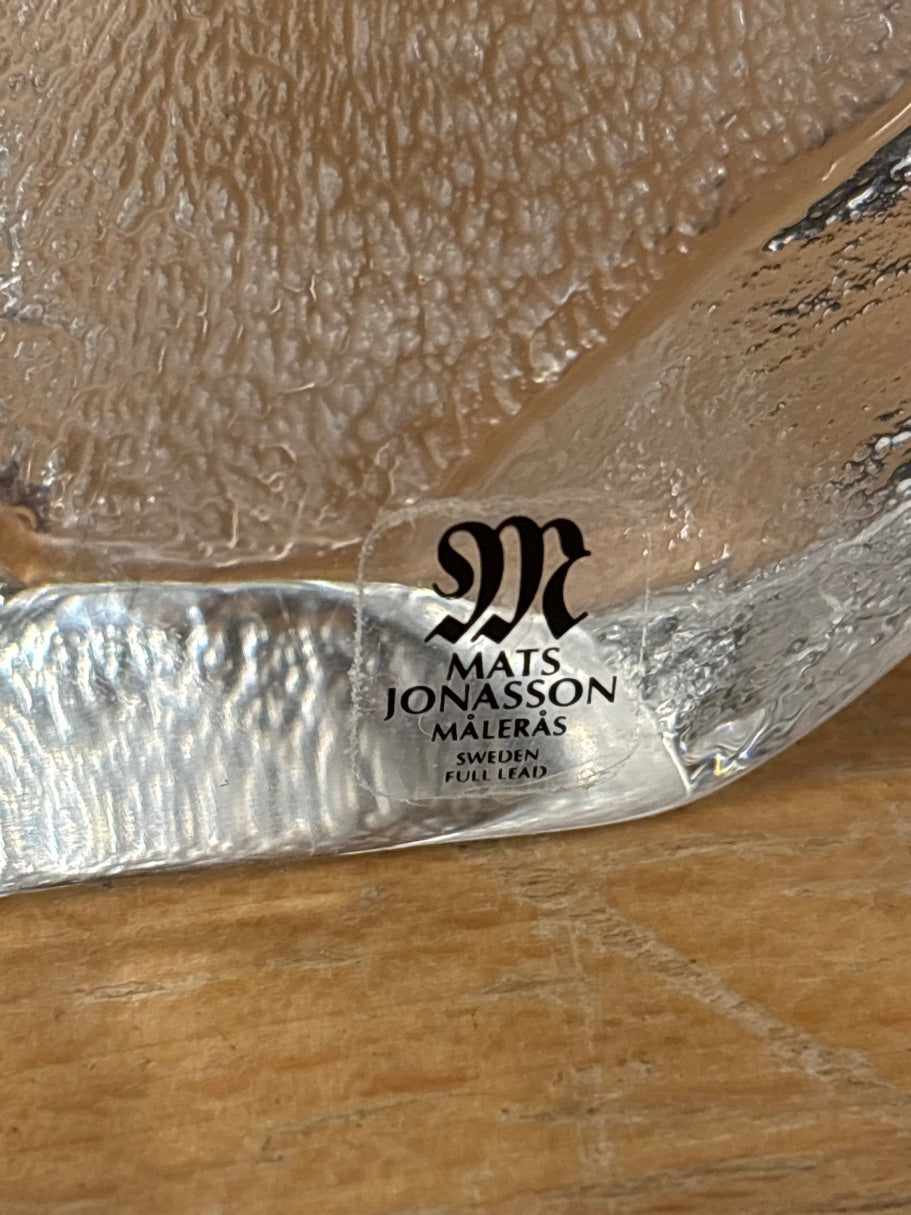 Mats Jonasson glasfigur