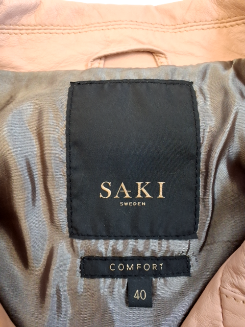 Saki Skind Jakke (R074)