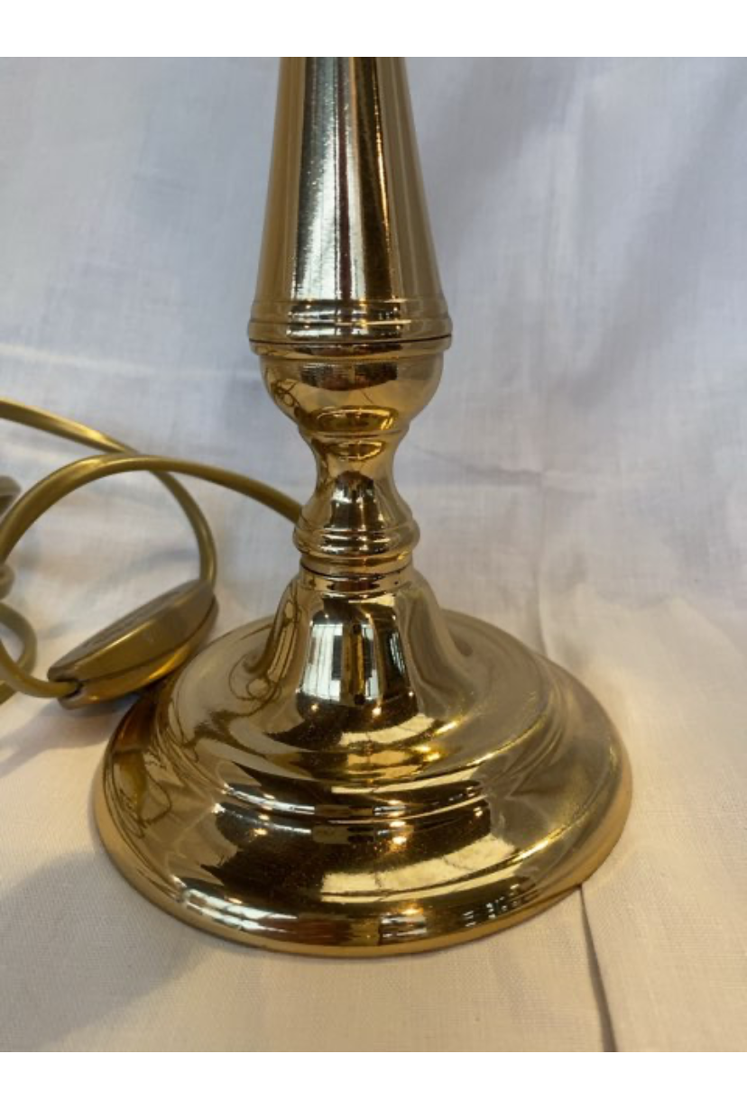 Messing bord lampe