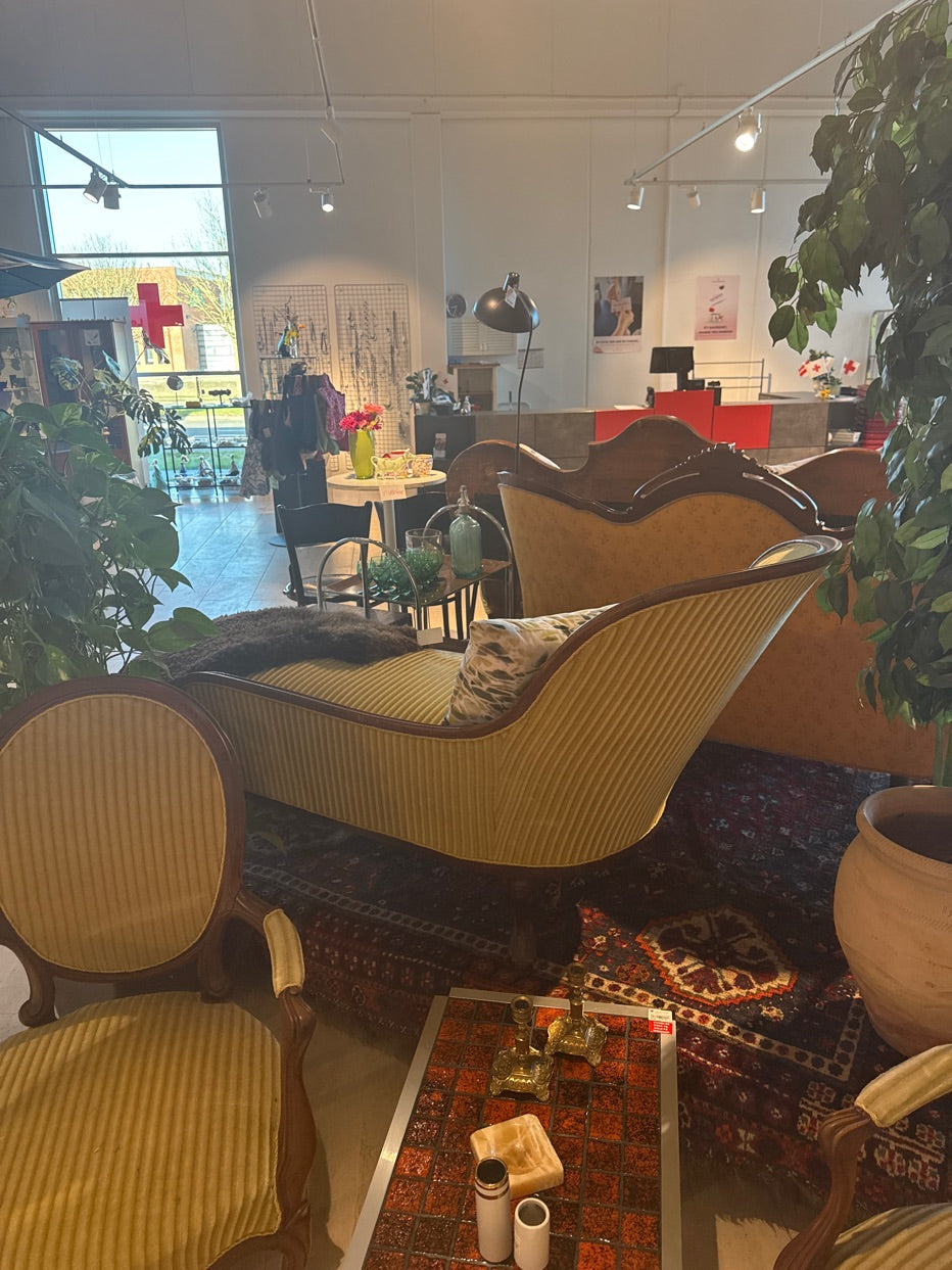 Sofa retro i grøn