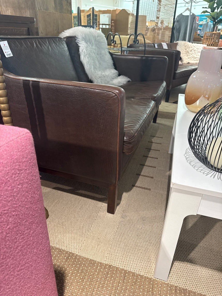 Sofa brun 2 Pers.